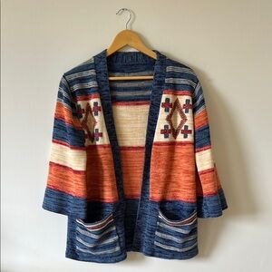 Vintage Open Long Boho Cardigan